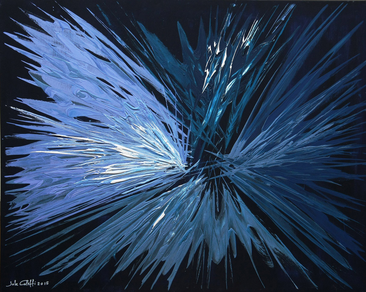 Colloqui Notturni — Jole Caleffi — opera astratta notturna