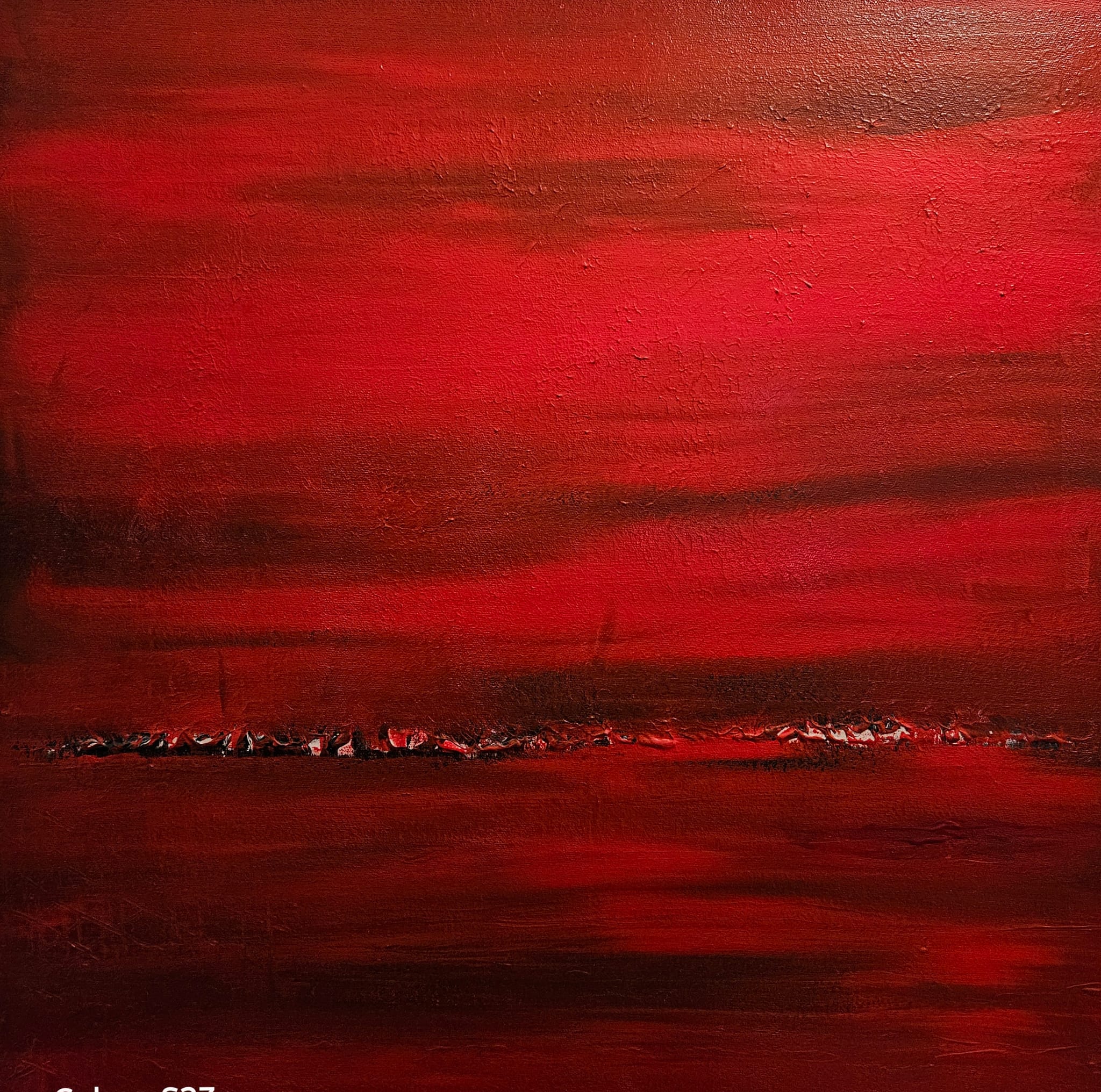 Divide et Impera — Angelo De Boni — acrilici su tela 70x70